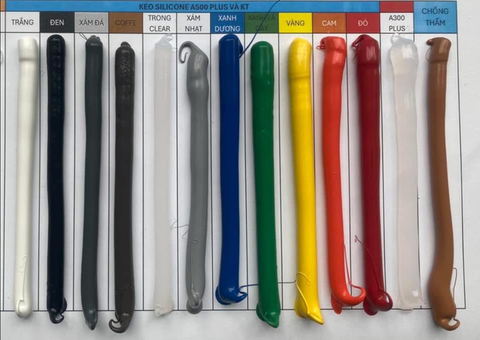 Chuyên cung cấp keo silicone màu đỏ, cam, vàng, xanh lá, xanh dương,... - 5/5