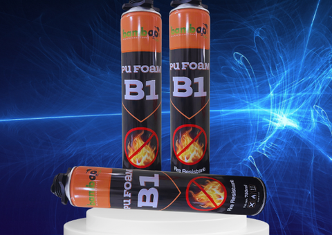 Keo bọt nở chống cháy Bamboo PU Foam B1 - 1/3