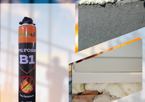 Keo bọt nở chống cháy Bamboo PU Foam B1 - 3/3