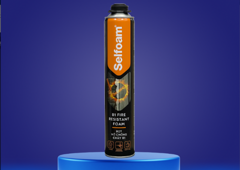 Bọt nở chống cháy Selfoam B1 Fire Resistant Foam 750ml