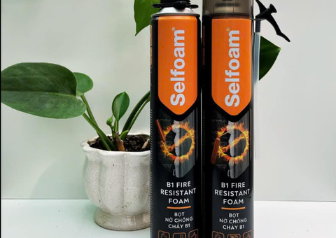 Bọt nở chống cháy Selfoam B1 Fire Resistant Foam 750ml - 2/2