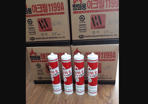 KEO SILICONE CHỐNG CHÁY DAWOOSIL 1199A HÀN QUỐC - 4/5
