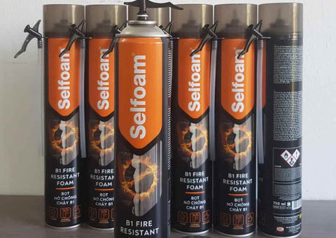Selfoam B1 Fire Resistant  Foam - Bọt nở chống cháy B1  gốc PU - 4/5