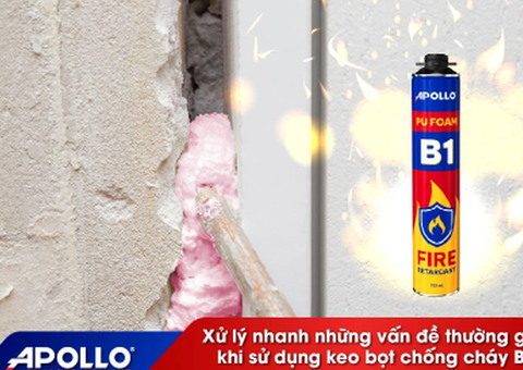 Keo Bọt Nở Chống Cháy Apollo PU Foam B1 – Chuyên Gia Bảo Vệ Công Trình! - 3/3