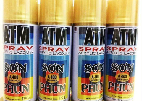 Chuyên cung cấp sơn xịt ATM A400 – Vàng đồng (Rich Gold) - 1/4