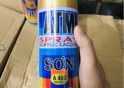 Chuyên cung cấp sơn xịt ATM A400 – Vàng đồng (Rich Gold) - 3/4