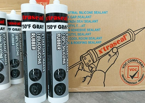 Keo tạo gioăng 750°F X’traseal Gray RTV Silicone – Chịu nhiệt cao, bám dính vượt trội - 1/3
