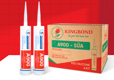 Keo silicone cao cấp hệ axit Kingbond A900 sẵn kho tại HÀ NỘI VÀ HCM - 1/5