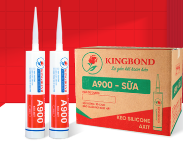 Keo silicone cao cấp hệ axit Kingbond A900 sẵn kho tại HÀ NỘI VÀ HCM