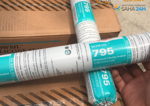 Keo kết cấu silicone Dowsil 795- Đa năng ,có khả năng chịu lực và chống chịu thời tiết tốt