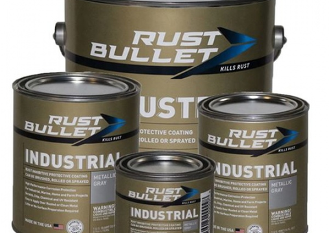 Sơn Chịu Ma Sát Cao Rust Bullet Industrial – Bảo Vệ Kim Loại Trên 10 Năm, Không Cần Làm Sạch Bề Mặt! - 1/4