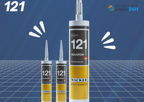 Keo Silicone Wacker 121 – Chuyên dụng cho bể cá & bể chứa nước - 4/4