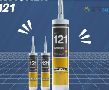 Keo Silicone Wacker 121 – Chuyên dụng cho bể cá & bể chứa nước