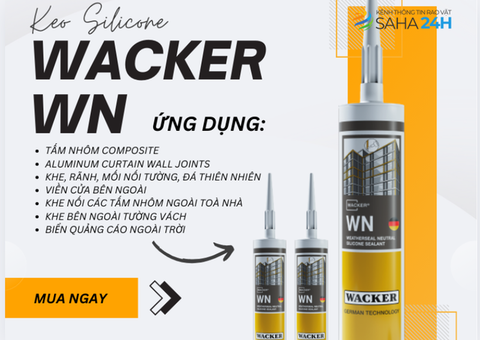 Keo Silicone Wacker WN – Trung tính, chịu thời tiết, bền bỉ ngoài trời - 2/2