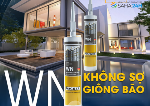 Keo Silicone Wacker WN – Trung tính, chịu thời tiết, bền bỉ ngoài trời