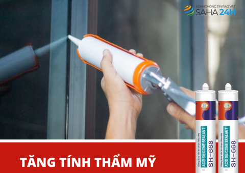 Keo Silicone Shunhe SH-668 Acid Sealant – Kết dính bền chặt, chống thấm hiệu quả - 2/3
