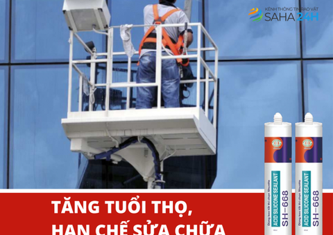 Keo Silicone Shunhe SH-668 Acid Sealant – Kết dính bền chặt, chống thấm hiệu quả - 3/3
