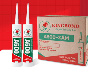 Keo Silicone Trung Tính Kingbond A500 – Kết Dính Bền Bỉ, Chống Chịu Mọi Môi Trường
