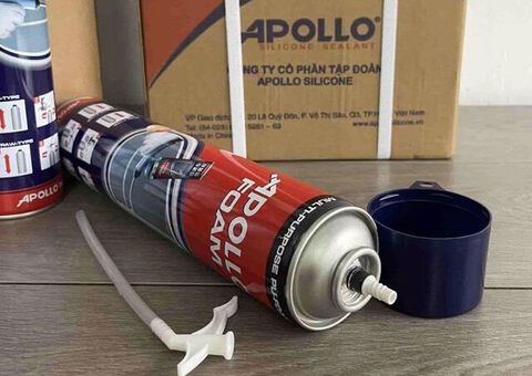 Keo bọt nở Apollo – Bám dính mạnh trên gỗ, bê tông, kim loại - 1/4