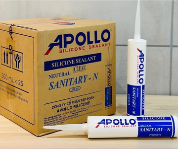 Keo silicone Apollo Sanitary N – Chống nấm mốc hiệu quả, bền đẹp lâu dài