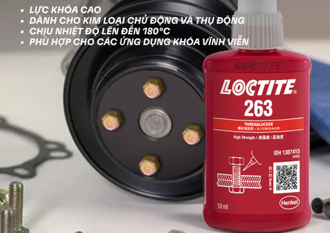 Loctite 263 – Giải Pháp Khóa Ren Vĩnh Viễn Cho Bu Lông, Đai Ốc - 2/2