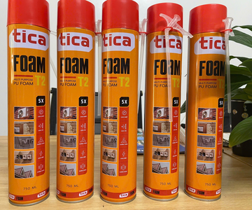 Keo bọt nở Tica PU Foam T2 – Lấp kín khe hở, cách âm và cách nhiệt hiệu quả