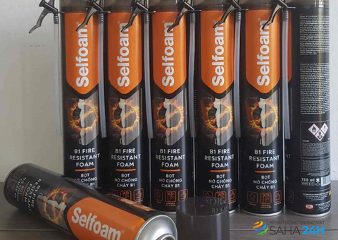Keo bọt nở chống cháy Selfoam B1 750ml – Giải pháp bịt kín an toàn, hiệu quả - 3/3