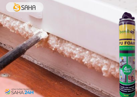 Keo bọt nở Bamboo PU Foam – Giải pháp lấp kín, cách âm, chống thấm hiệu quả - 2/2