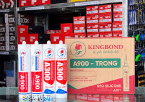 Keo Silicone Axit Kingbond A300 – Giải pháp trám kính và khung nhôm bền bỉ