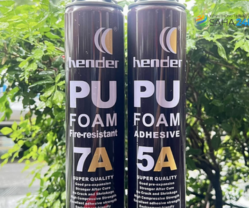 Foam bọt nở chống cháy B1 Hender -sử dụng nhiều trong việc trám khe hở