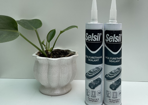 Sẵn kho keo dán kính ô tô PU Selsil PU Sealant 50 300ml giá rẻ  - 2/4