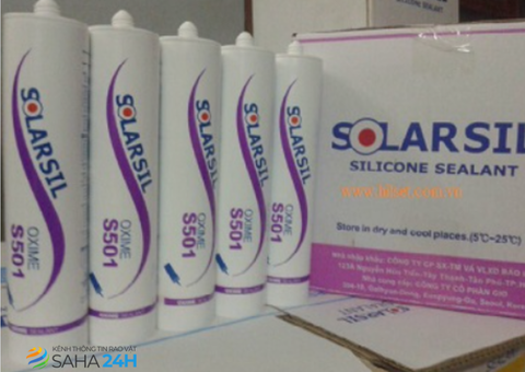 KEO SILICONE SOLARSIL S501 là chất trám trét một thành phần, không độc hại, khô nhanh, có độ đàn hồi