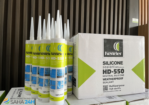 Keo Silicone trung tính Hender HD-550 – Đa dụng, bám dính bền chắc - 1/3