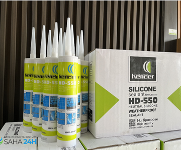 Keo Silicone trung tính Hender HD-550 – Đa dụng, bám dính bền chắc