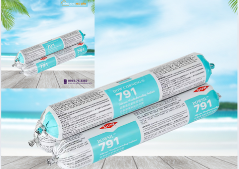 Keo silicone chống chịu thời tiết Dowsil 791 - 1/4