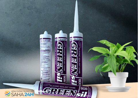 Keo Silicone trung tính Greensil 808 – Dán nhôm kính, nhập khẩu Hàn Quốc - 1/3