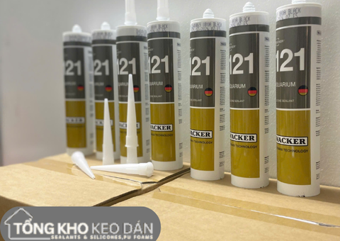 Keo Silicone chuyên dụng cho bể cá – bể chứa Wacker 121 - 2/4