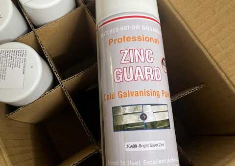 Sơn xịt kẽm lạnh ZG400 (màu bạc sáng) - 1/3