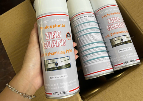 Sơn xịt kẽm lạnh ZG400 (màu bạc sáng) - 2/3