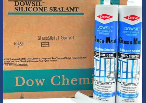 Keo Dowsil Glass & Metal Silicone Sealant - 4/6