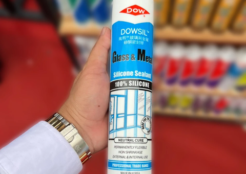 Keo Dowsil Glass & Metal Silicone Sealant - 1/6