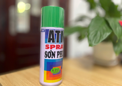 Sơn xịt ATM A281 xanh rêu (Machine Green) - 3/5