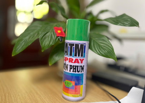 Sơn xịt ATM A281 xanh rêu (Machine Green) - 5/5