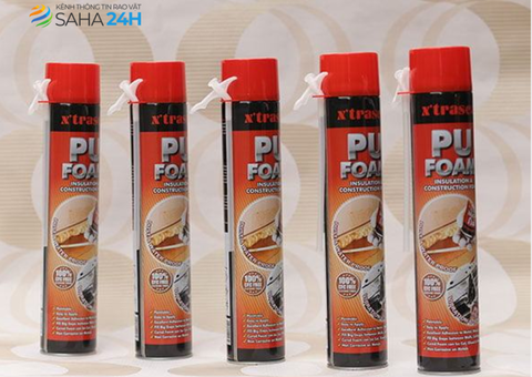 Keo Bọt X’traseal PU Foam – Trám khe hở, cách âm cách nhiệt hiệu quả - 1/3