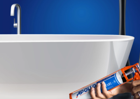 Keo silicone chống nấm mốc Apollo Sanitary N - 3/3