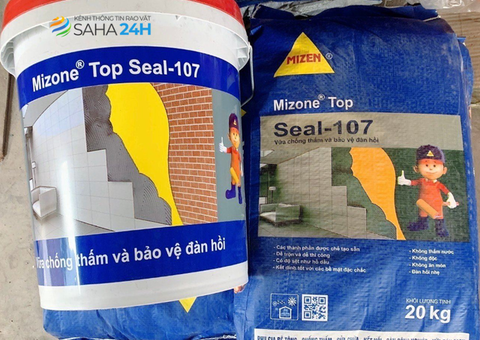 Keo Chống Thấm Mizone Top Seal 107 – Hai thành phần, bám dính siêu chắc