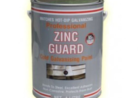 Sơn mạ kẽm lạnh ZG300 4Lít (Màu tole lạnh xà gồ) - 1/4