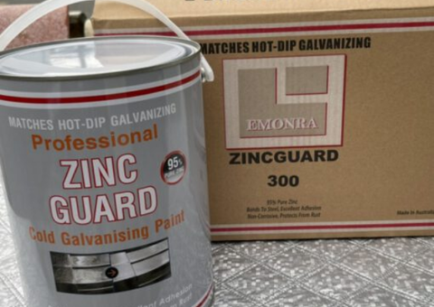 Sơn mạ kẽm lạnh ZG300 4Lít (Màu tole lạnh xà gồ) - 2/4