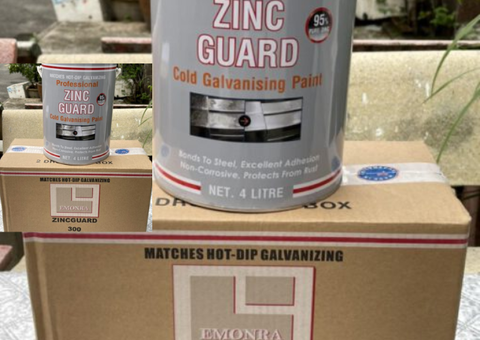 Sơn mạ kẽm lạnh ZG300 4Lít (Màu tole lạnh xà gồ) - 4/4