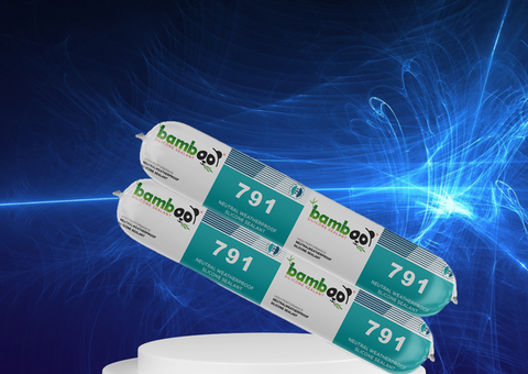 Keo thời tiết Bamboo 791 Keo silicone chịu thời tiết lý tưởng cho công trình kính cao tầng sẵn hàng  - 2/5